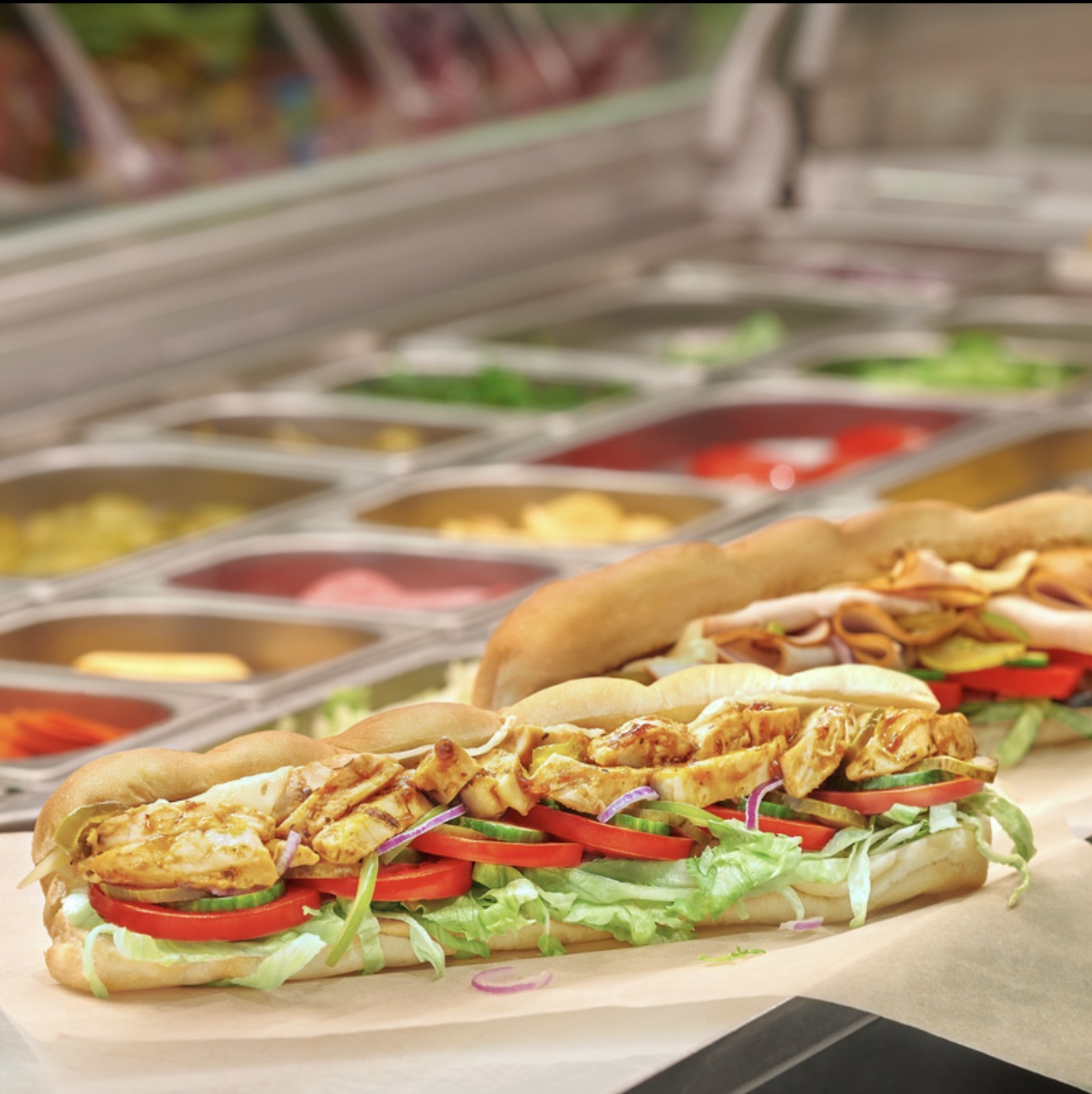 Fresh Subway sandwich