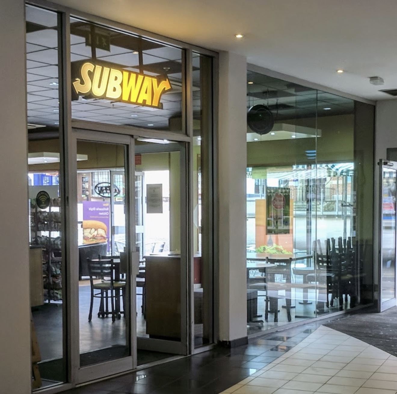 Subway storefront Newcastle-under-Lyme